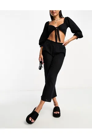 Iisla & Bird Loose fit beach summer trouser co-ord in