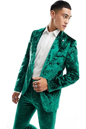 Twisted Tailor Buteer crush velvet suit jacket in