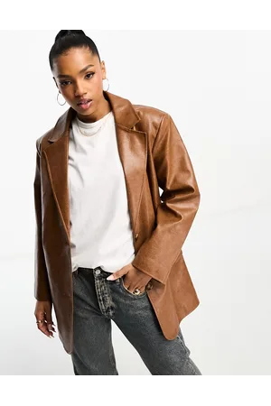 Urban Code Faux leather blazer in vintage
