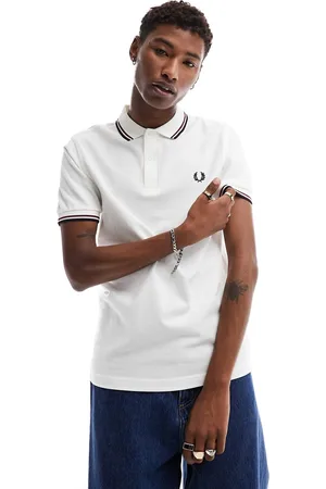 Fred Perry Twin tipped logo polo in /red/navy