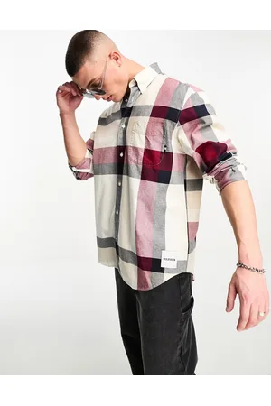 Tommy Hilfiger Global check shirt in ivory