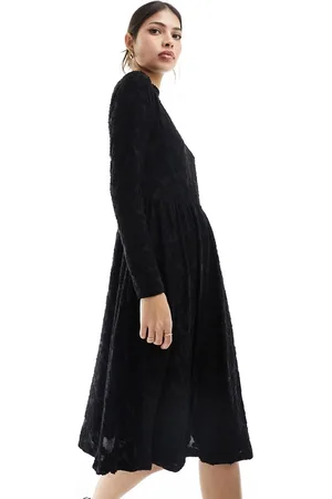 JDY Textured dress in floral