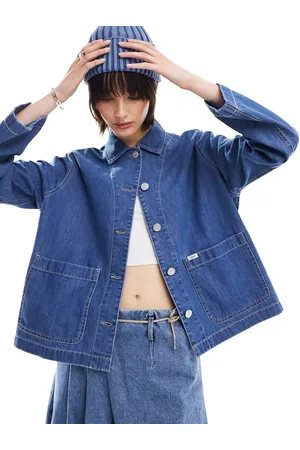 Lee Denim overshirt jacket in mid