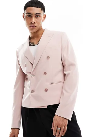 Devils Advocate Double breast skinny cropped jacket