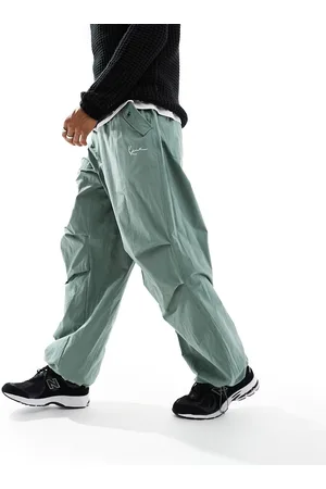 Karl Kani Signature straight leg cargo trousers in dusty