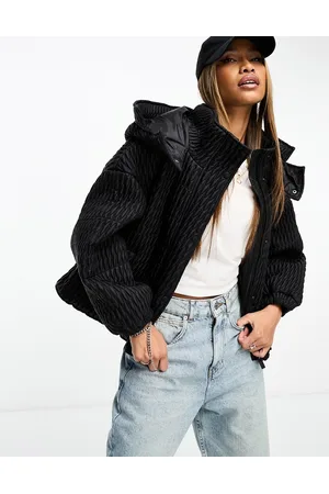 Sixth June Textured puffer jacket in