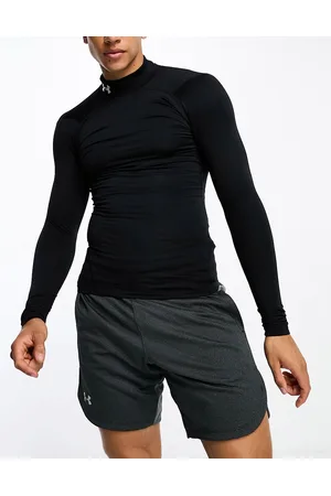 Under Armour Cold Gear Armour long sleeve mock neck compression t-shirt in