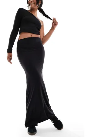 River Island Mermaid hem midi skirt in