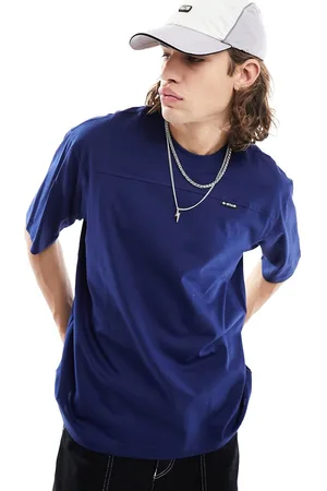 G-Star Boxy base oversized t-shirt in deep blue
