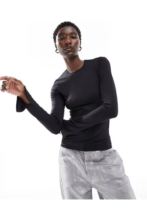 Monki Long sleeve top in