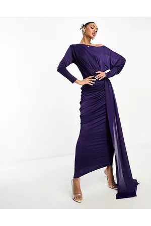 VL the Label Maxi ruched dress in