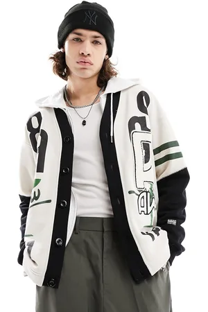 G-Star Jersey cardigan in and black with retro embroidery