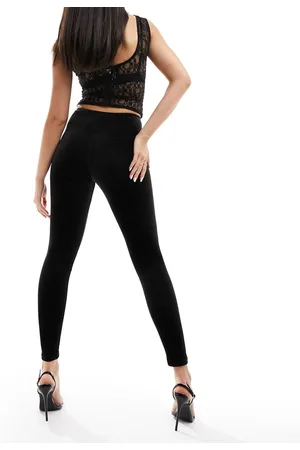 AllSaints Cora high rise velvet leggings in