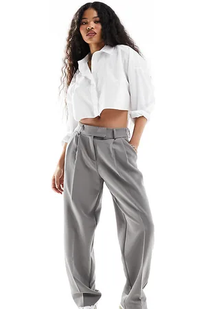 ONLY Tailored straight leg dad trouser In