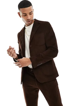 Gianni Feraud Skinny suit jacket in cord