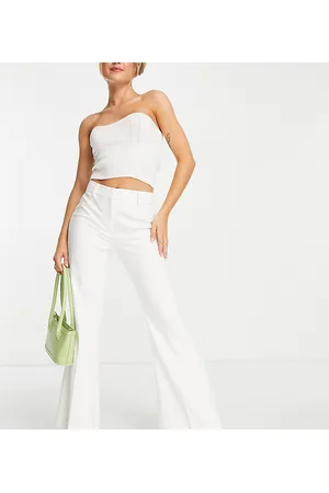 EVER NEW Flared tailored trouser in ivory