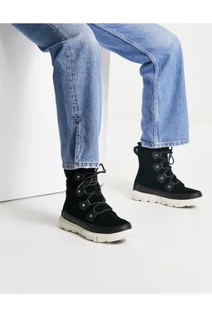 sorel Explorer II joan waterproof boots in fawn