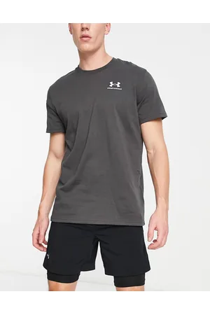Under Armour Traininer heavyweight t-shirt with logo in gray
