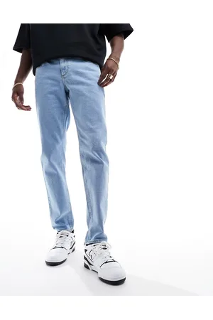 ASOS Stretch tapered jeans in light wash