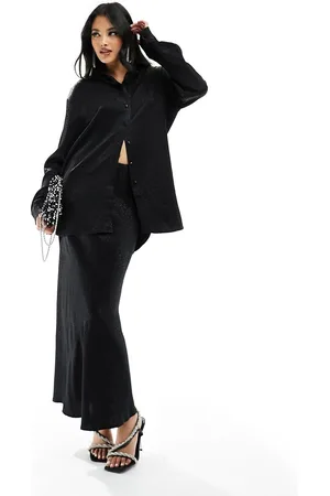 Pimkie Satin shirt co-ord in jacquard