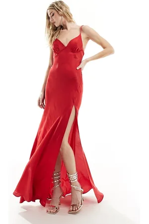 MANGO Cami maxi dress in