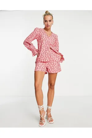 Never Fully Dressed Embroidered shorts co-ord in star