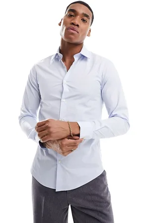 French Connection Skinny smart shirt in light