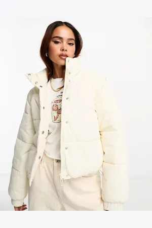 Pimkie High neck padded jacket in ecru