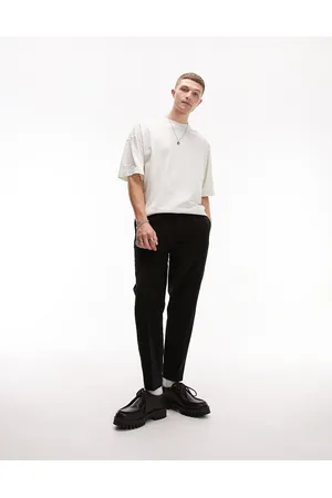 Topman Tapered cord trousers in