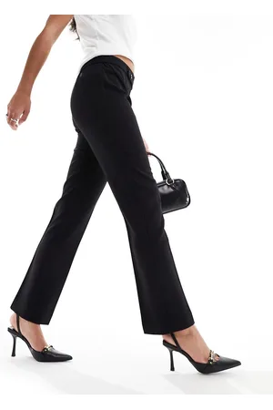 MANGO Slim button waist trouser in