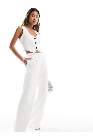 In The Style Exclusive tailored wide leg trousers co-ord in