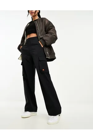 Ellesse Sanzan cargo pants in dark black