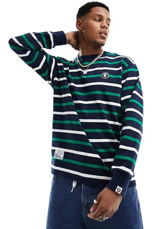 A Bathing Ape Aape By A Bathing Ape Now stripe long sleeve top in