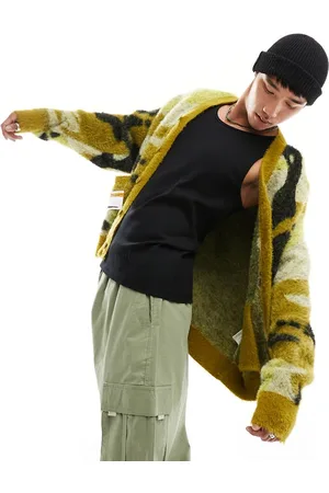 A Bathing Ape Aape By A Bathing Ape skate camo cardigan in