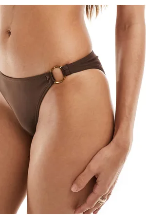 NA-KD Ring detail bikini bottom in