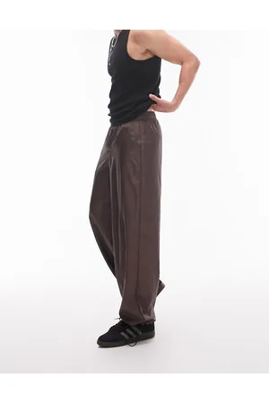 Topman Baggy nylon trousers in