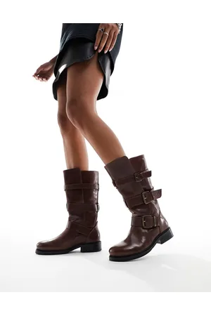 Bronx New Tough biker boot in dark