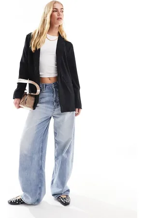 ASOS Jersey slouchy suit blazer in
