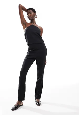 Calvin Klein Waist chain slim straight leg pants in