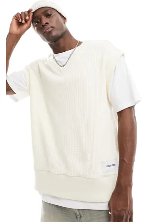 Tommy Hilfiger Monotype waffle vest in calico