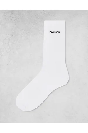 COLLUSION Unisex branded sock in