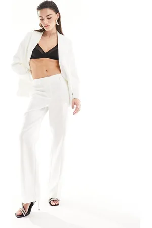 Y.A.S Bridal high waisted tailored trousers co-ord in