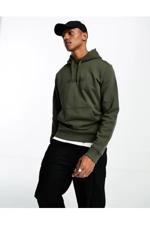 Napapijri Box chest logo hoodie in khaki