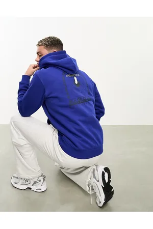 Napapijri Neny back print fleece hoodie in