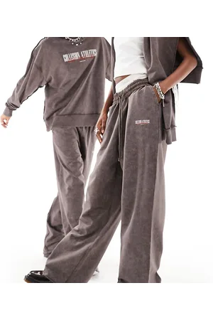 COLLUSION Unisex athletics varsity joggers in co-ord