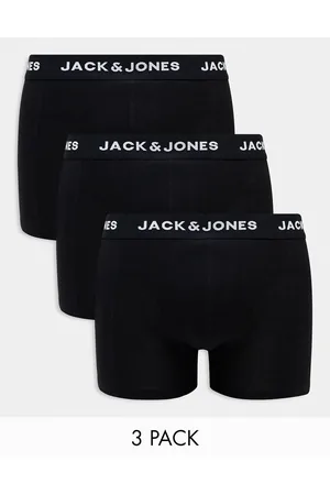 JACK & JONES 3 pack trunks in with logo waistband