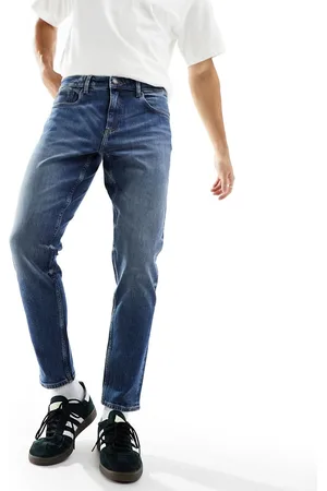ASOS Stretch tapered jeans in dark wash
