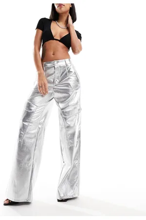 AFRM Wynn co-ord wide leg cargo trousers in faux leather