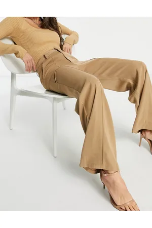 4th & Reckless Wide leg trouser in camel