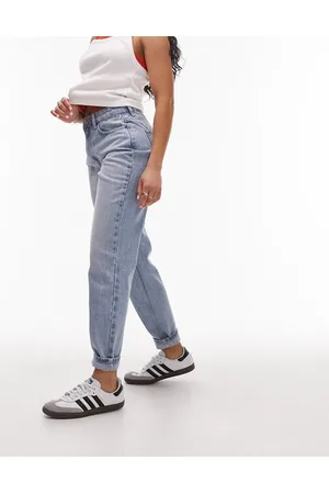 Topshop Mom jeans in bleach - LBLUE